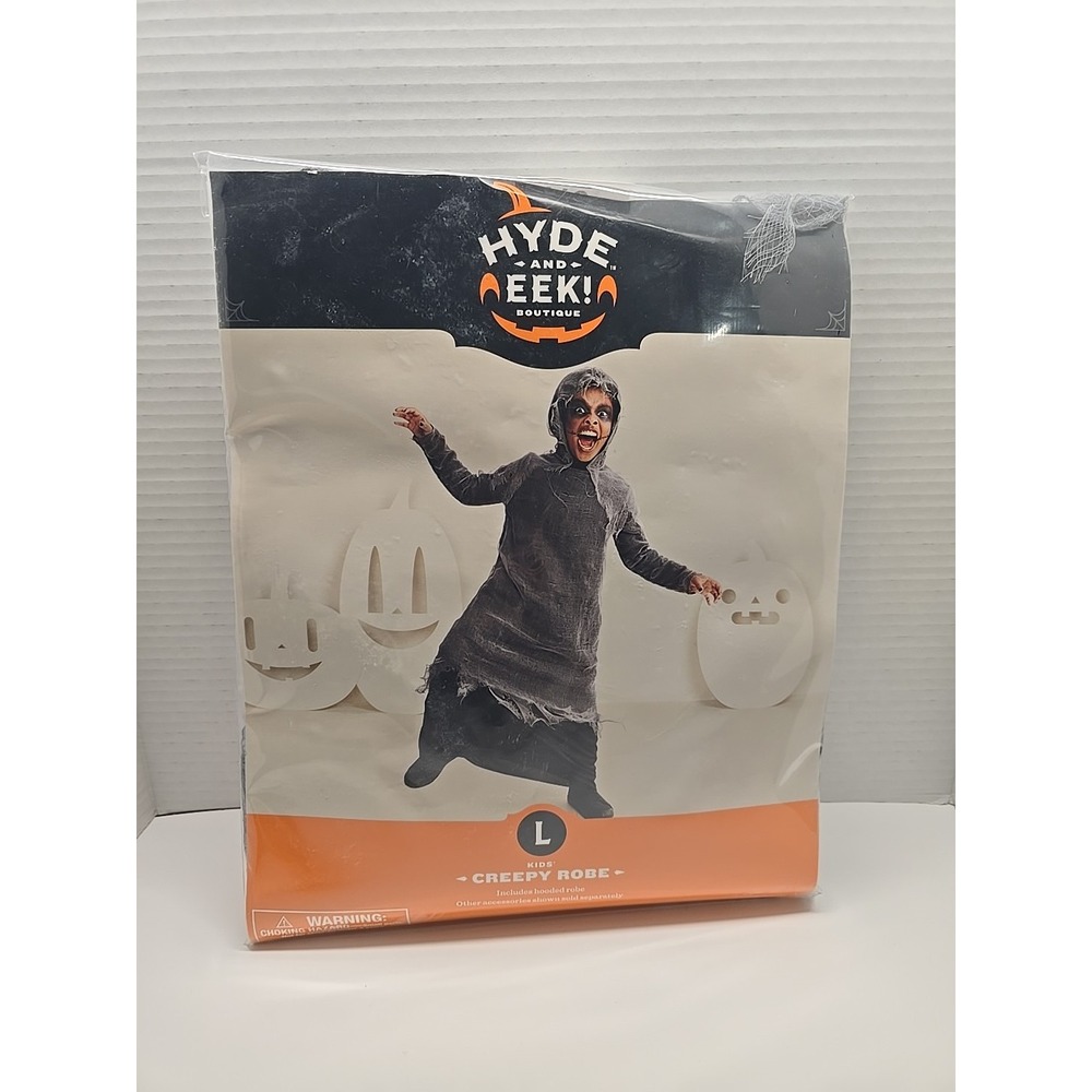 Hyde and Eek CREEPY Robe‎ Ghoul Zombie Halloween Costume Size Kids Large